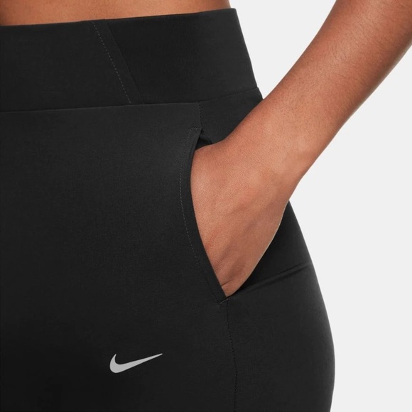 Nike Dri Fit Bliss Victory Mid Rise Training Pant Black - Picture 3 of 12